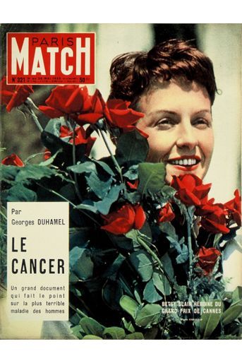 «Betsy Blair, héroïne du Grand Prix de Cannes» - Paris Match n°321, daté du 21 mai 1955