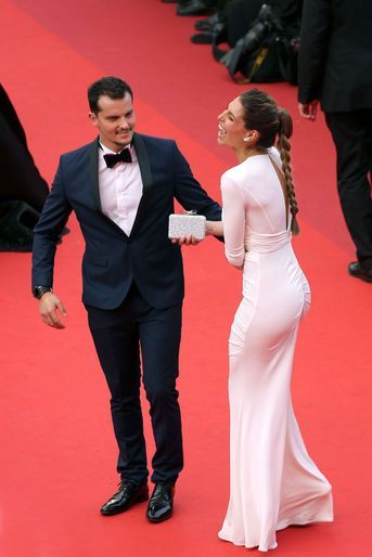 Juan Arbelaez et Laury Thilleman au Festival de Cannes en 2017.