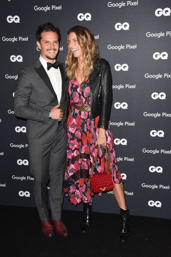 Juan Arbelaez et Laury Thilleman aux GQ Awards à Paris en 2018. 