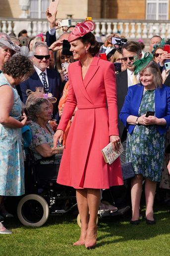 Kate Middleton, duchesse de Cambridge, lors de la Royal Garden Party à Buckingham Palace le 18 mai 2022.