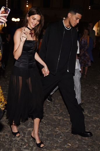 Kendall Jenner et son compagnon Davin Booker à Portofino, en Italie, le 20 mai 2022.
