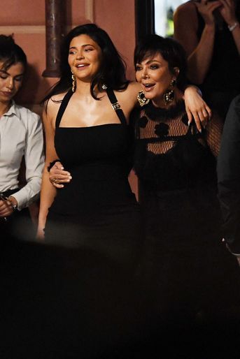 Kylie Jenner et sa mère Kris Kenner à Portofino, en Italie, le 20 mai 2022.