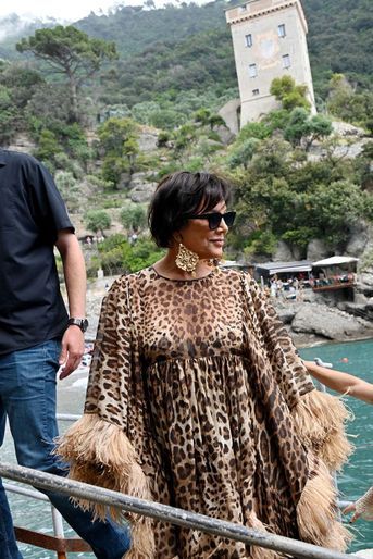 Kris Jenner à Portofino, en Italie, le 21 mai 2022.