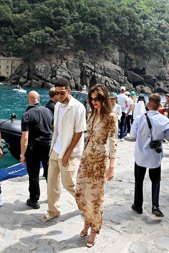 Kendall Jenner et son compagnon Davin Booker à Portofino, en Italie, le 21 mai 2022.