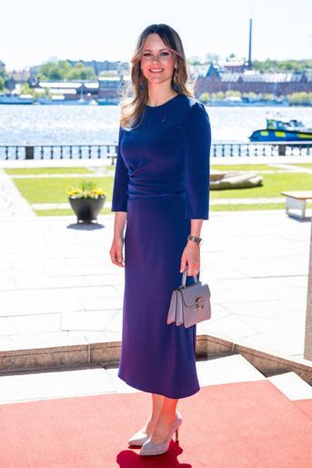 La princesse Sofia de Suède dans un ensemble Andiata à Stockholm, le 18 mai 2022