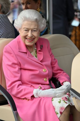 La reine Elizabeth II au Chelsea Flower Show à Londres, le 23 mai 2022