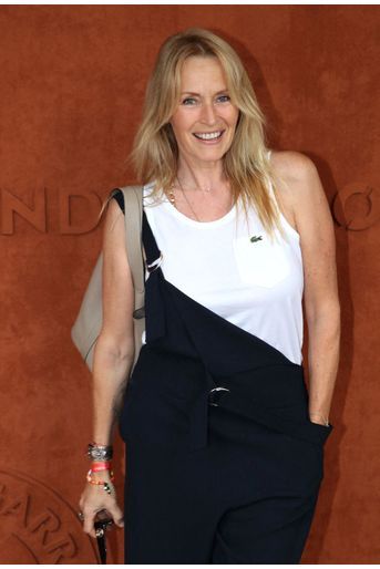 Estelle Lefébure, à Roland Garros, à Paris, le 24 mai 2022.
