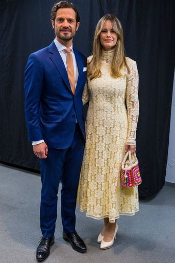 La princesse Sofia et le prince Carl Philip de Suède à Stockholm, le 24 mai 2022