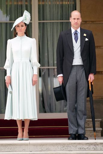 Kate Middleton et le prince William - Garden Party dans les jardins du palais de Buckingham, le 25 mai 2022. 