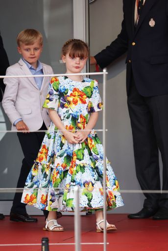 Le prince Jacques et la princesse Gabriella de Monaco à Monaco, le 29 mai 2022