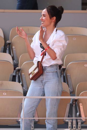 Amelle Chahbi le 2 juin 2022 à Roland-Garros.