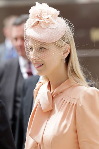 Lady Gabriella Windsor (la fille du prince Michael de Kent) à son arrivée à la réception donnée au Guildhall à Londres, le 3 juin 2022