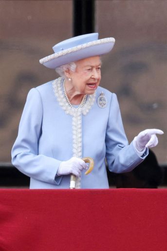 La reine Elizabeth II, le 2 juin 2022, pour son Jubilé de platine