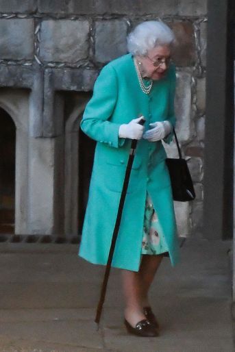 La reine Elizabeth II, le 2 juin 2022 au soir, pour son Jubilé de platine