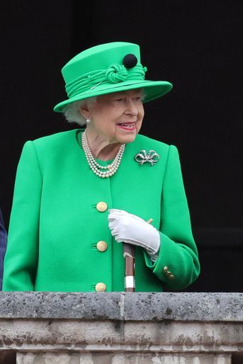La reine Elizabeth II, le 5 juin 2022, pour son Jubilé de platine