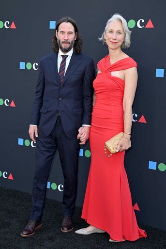 Keanu Reeves et Alexandra Grant le 4 juin 2022 à Los Angeles.
