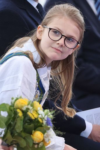 La princesse Estelle de Suède au musée de plein air de Skansen, le 6 juin 2022, jour de la Fête nationale