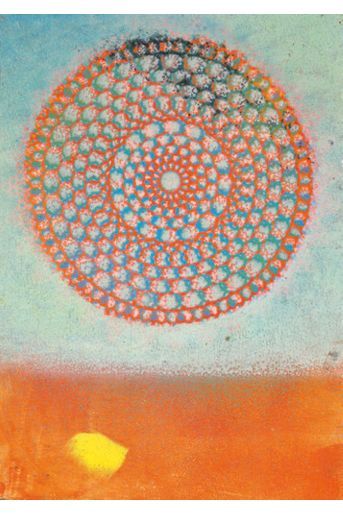 Max Ernst, Untitled (Soleil), 1961, Huile sur panneau
