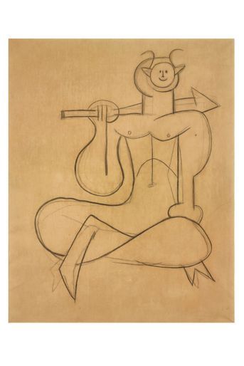 Pablo Picasso, Faune à la lance, 1947.