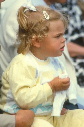 La princesse Madeleine de Suède, en 1984