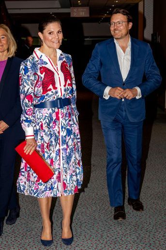 La princesse Victoria de Suède avec le prince Constantijn des Pays-Bas, le 7 juin 2022