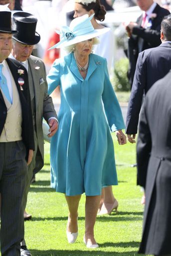 La duchesse de Cornouailles Camilla au Royal Ascot, le 14 juin 2022