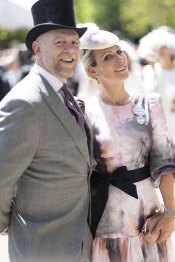 Zara Phillips et son mari Mike Tindall au Royal Ascot, le 14 juin 2022