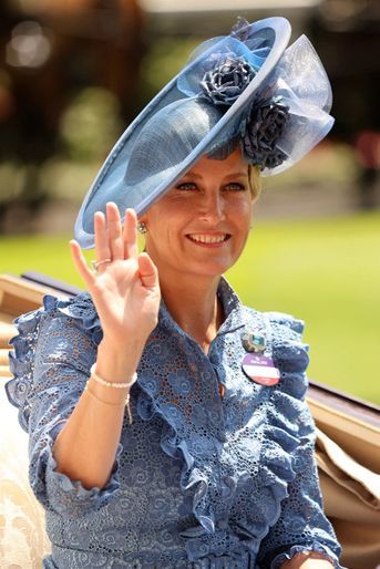 Le chapeau de la comtesse Sophie de Wessex au Royal Ascot, le 15 juin 2022