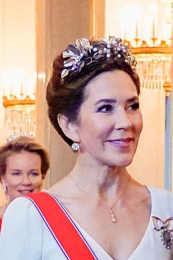 Le diadème de la princesse Mary de Danemark à Oslo, le 17 juin 2022 : la Midnight Tiara