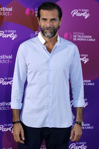 Grégory Fitoussi au Festival de Télévision de Monte Carlo, à Monaco, le 18 juin 2022.