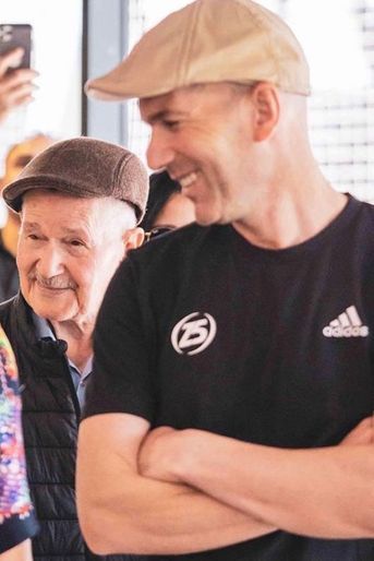Zidane et son père, Smaïl.