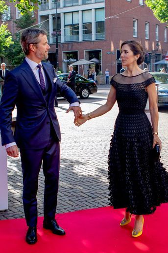 La princesse Mary avec le prince héritier Frederik de Danemark à La Haye, le 20 juin 2022
