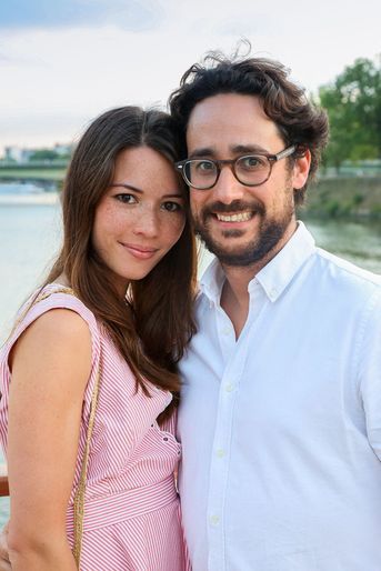 Emilie Broussouloux et Thomas Hollande le 21 juin 2022 à Paris.