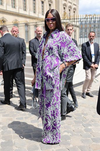 Naomi Campbell au défilé Louis Vuitton Homme printemps-été 2023, à Paris, le 23 juin 2022.