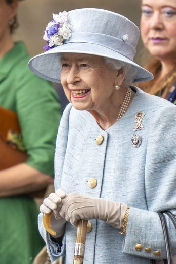 La reine Elizabeth II à Edimbourg, le 27 juin 2022