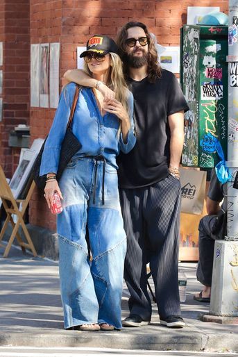 ﻿Heidi Klum et son mari Tom Kaulitz de sortie en amoureux à New-York, le 26 juin 2022.﻿