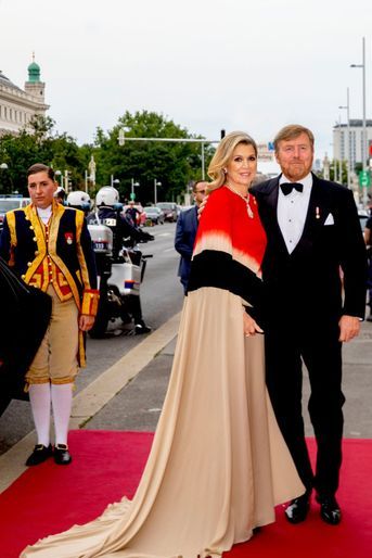 La reine Maxima et le roi Willem-Alexander des Pays-Bas à Vienne, le 29 juin 2022