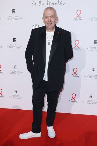 Jean Paul Gaultier au 19e Dîner de la Mode en faveur du Sidaction à Paris, le 7 juillet 2022. 