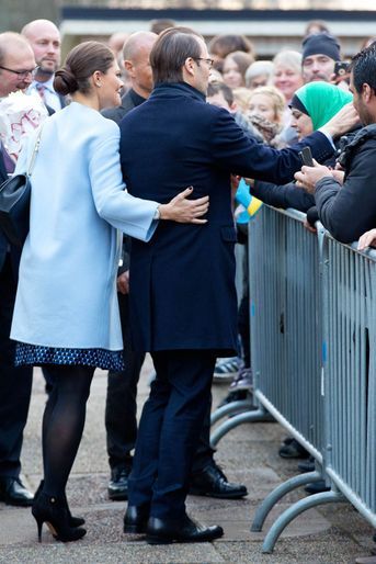 La princesse Victoria de Suède et le prince Daniel, le 18 décembre 2015