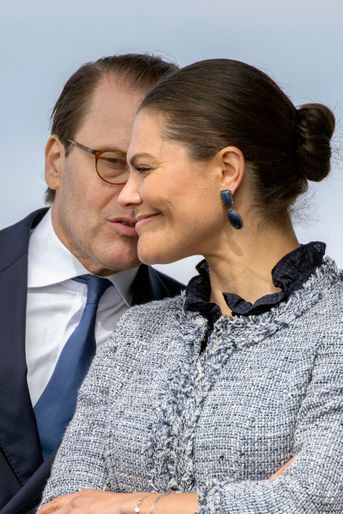 La princesse Victoria de Suède et son mari le prince Daniel, le 25 mai 2022
