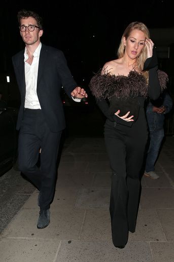 Ellie Goulding et son mari Caspar Jobling lors de la soirée British Vogue X Self-Portrait Party 2022 au club Chiltern Firehouse à Londres, le 20 juillet 2022.