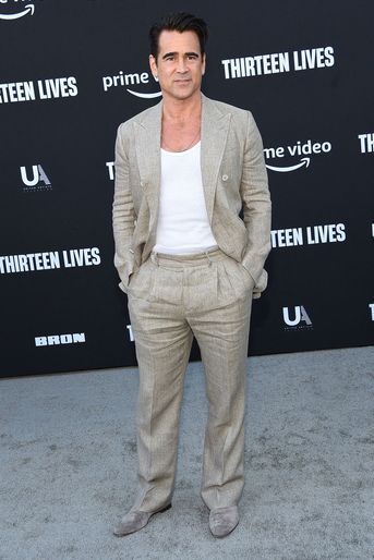 Colin Farrell le 28 juillet 2022 à l'avant-première de «Treize vies» à Los Angeles.