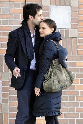 Natalie Portman et Benjamin Millepied à New York, en 2010.