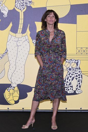 Sophie Marceau au Festival du Film de Locarno, pour le film "Une femme de notre temps", le 9 août 2022, en Suisse. 