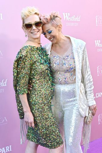Anne Heche et Ami Goodheart en Californie en mars 2022.
