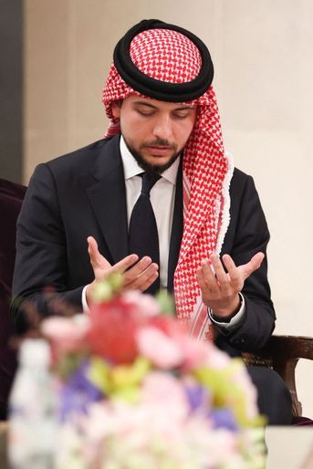 Le prince héritier Hussein de Jordanie à Riyadh le 17 août 2022, jour de ses fiançailles 