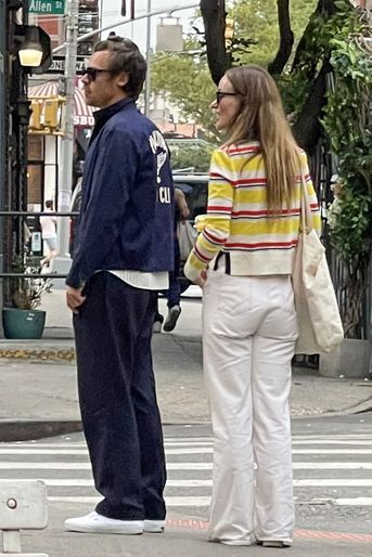 Harry Styles et Olivia Wilde à New York, le 18 août 2022.