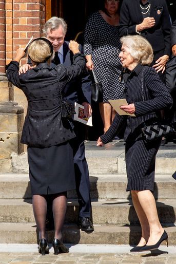 La princesse Marie-Astrid de Luxembourg et son frère le prince Guillaume à Belœil, le 22 août 2022