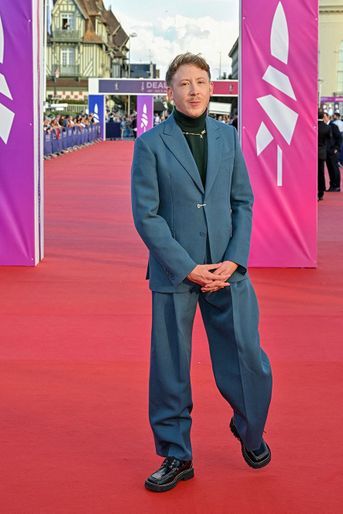Eddy de Pretto sur le tapis rouge du Festival de Deauville, le 2 septembre 2022.