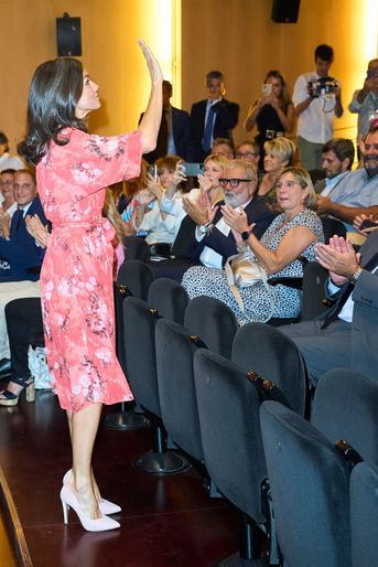 La reine Letizia d'Espagne à Lerida, le 6 septembre 2022